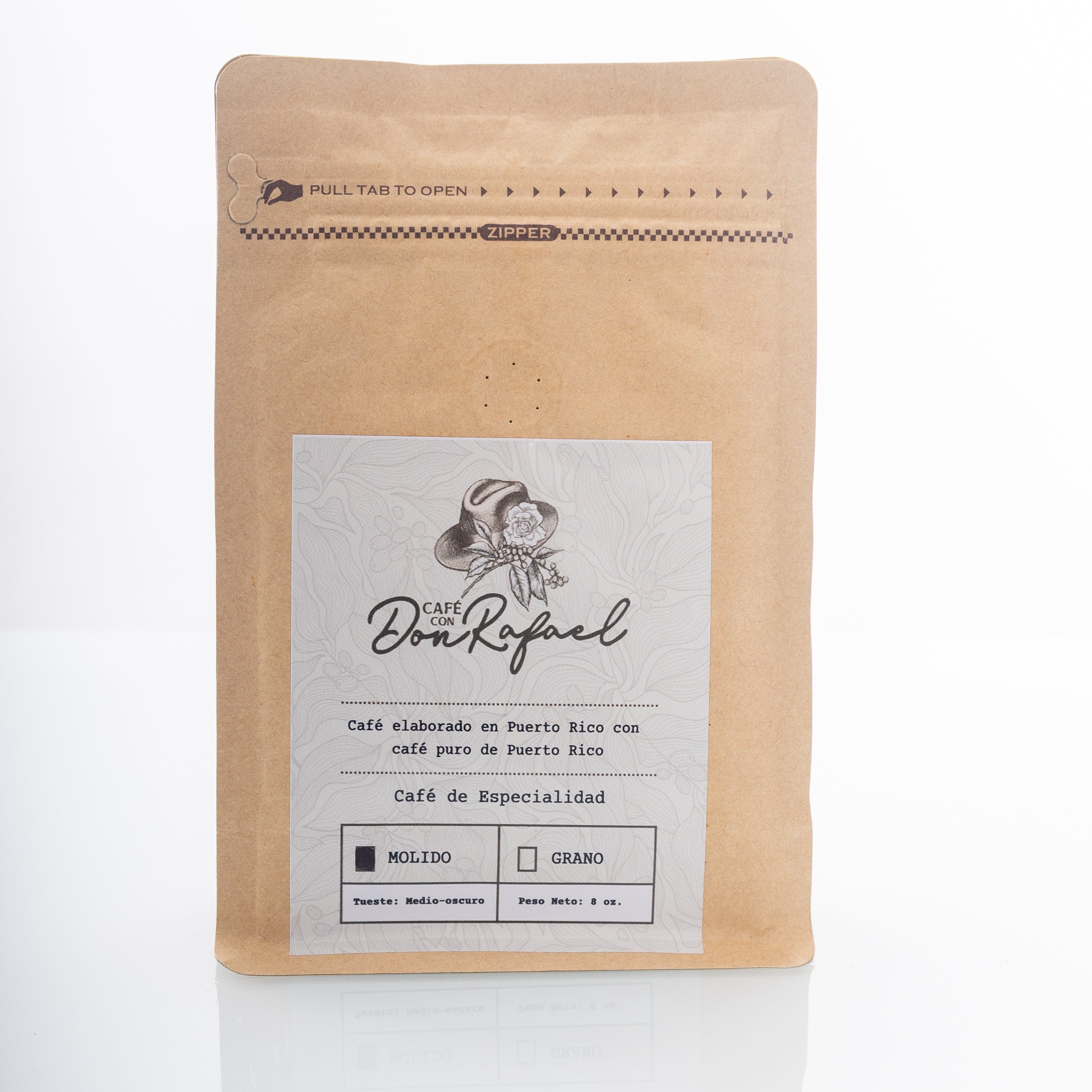 Café 100% Arábico molido 1/2 libra